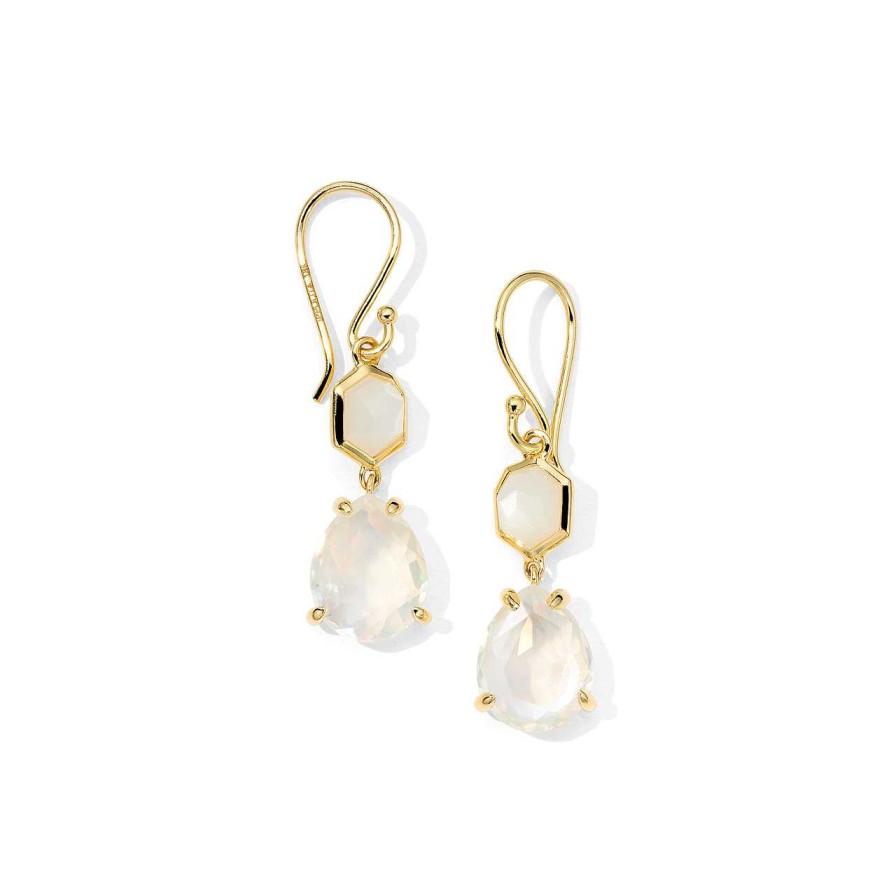 Earrings Ippolita | Ippolita 18Kt Gold Rock Candy Small Snowman Earrings In Flirt