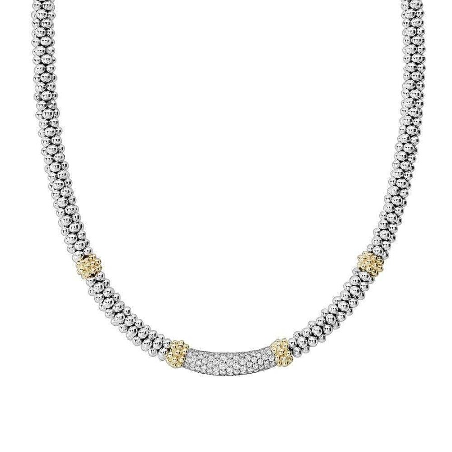 Necklaces & Pendants Lagos | Lagos Caviar Lux Diamond Necklace