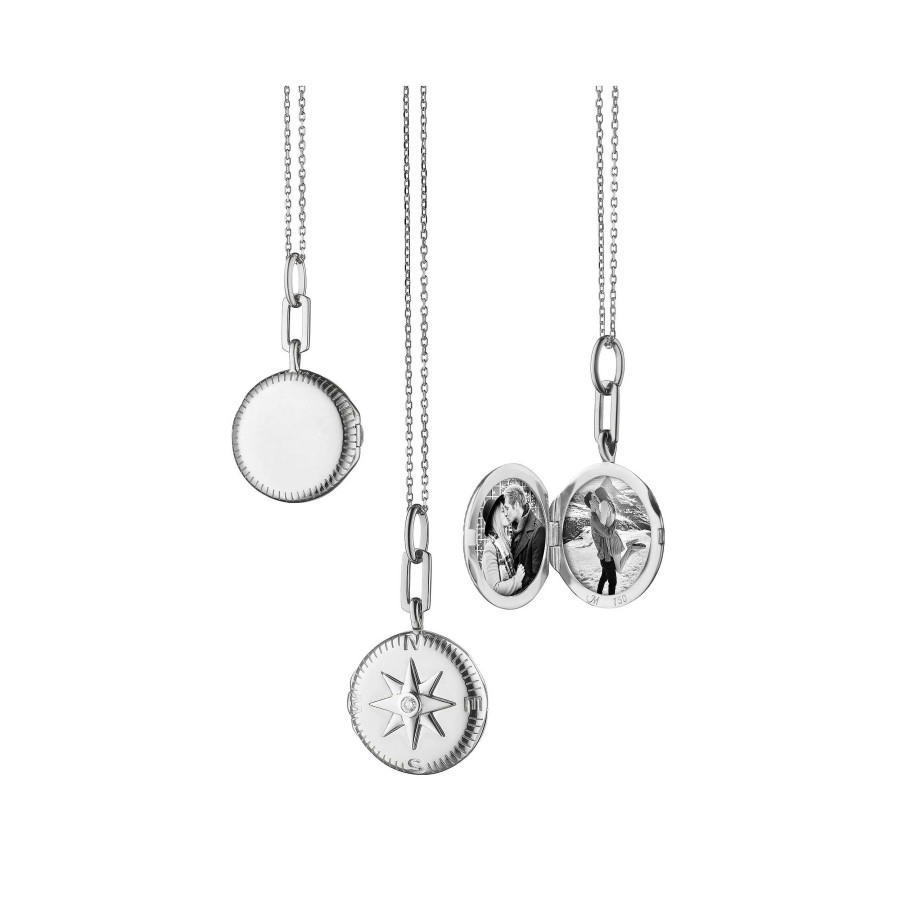 Lockets Monica Rich | Monica Rich Kosann "Adventure" Compass Locket