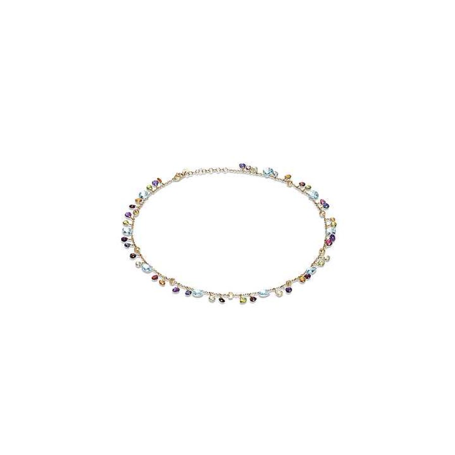 Necklaces & Pendants Marco Bicego | Marco Bicego Mixed Gemstone 16.5 Necklace