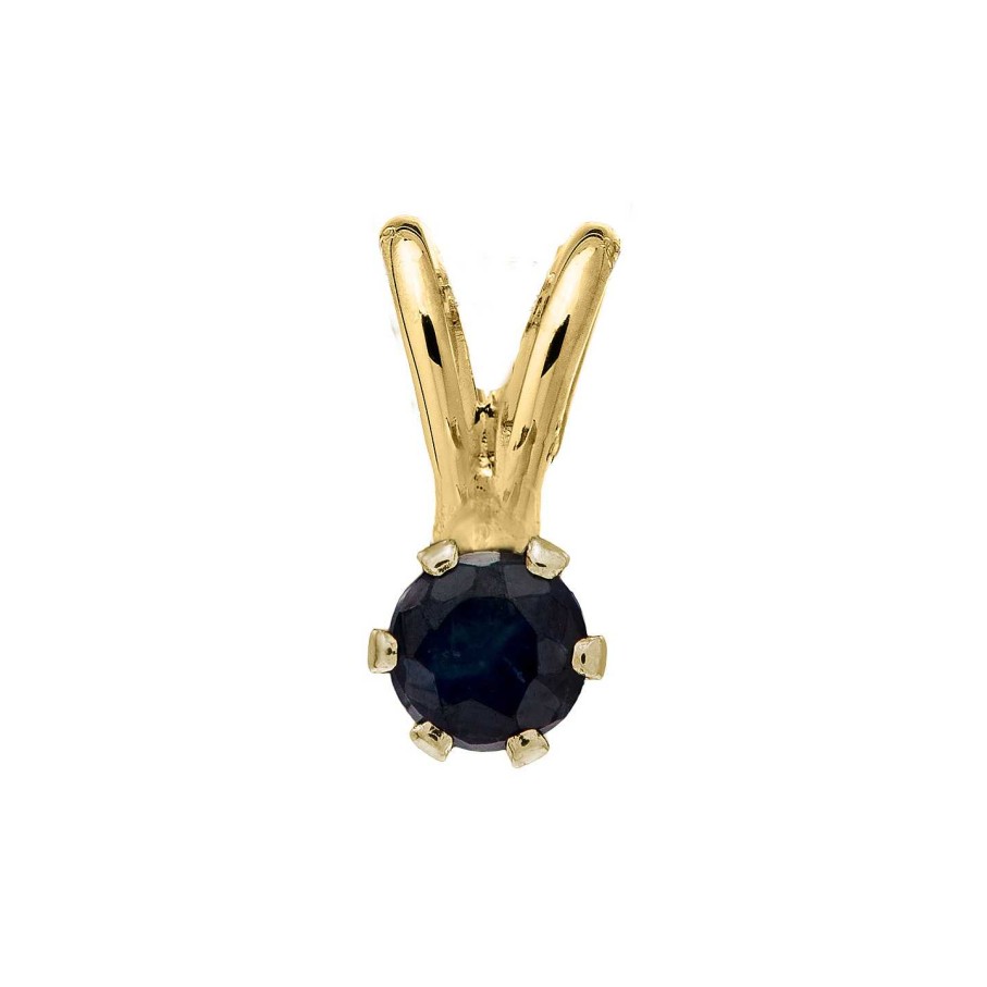 Necklaces & Pendants Bailey's Fine Jewelry | Bailey'S Children'S Collection September Birthstone Sapphire Pendant Necklace