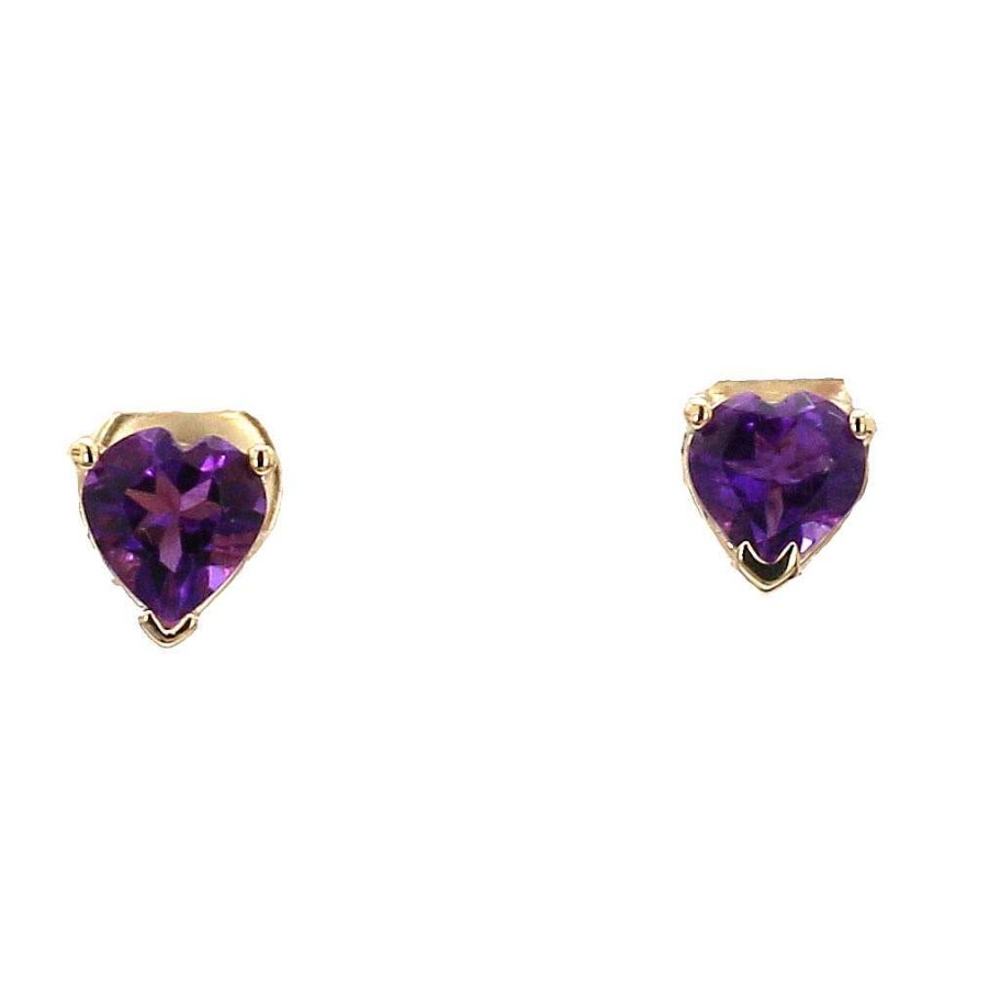 Earrings Bailey's Fine Jewelry | My Story The Zoey Stud Earrings In Amethyst