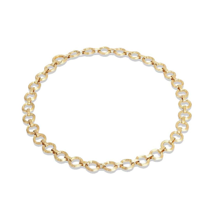 Necklaces & Pendants Marco Bicego | Marco Bicego Jaipur Collection Flat Link Collar Necklace