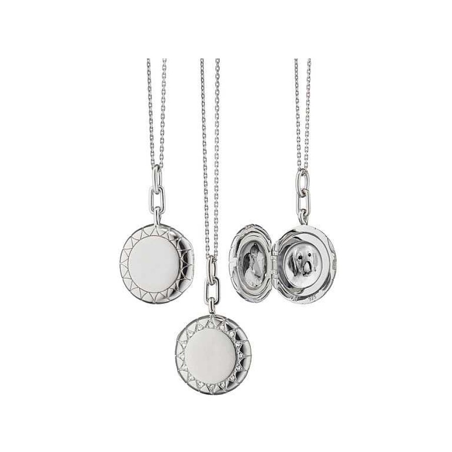 Necklaces & Pendants Monica Rich | Monica Rich Kosann Round "Isabella" Locket Necklace