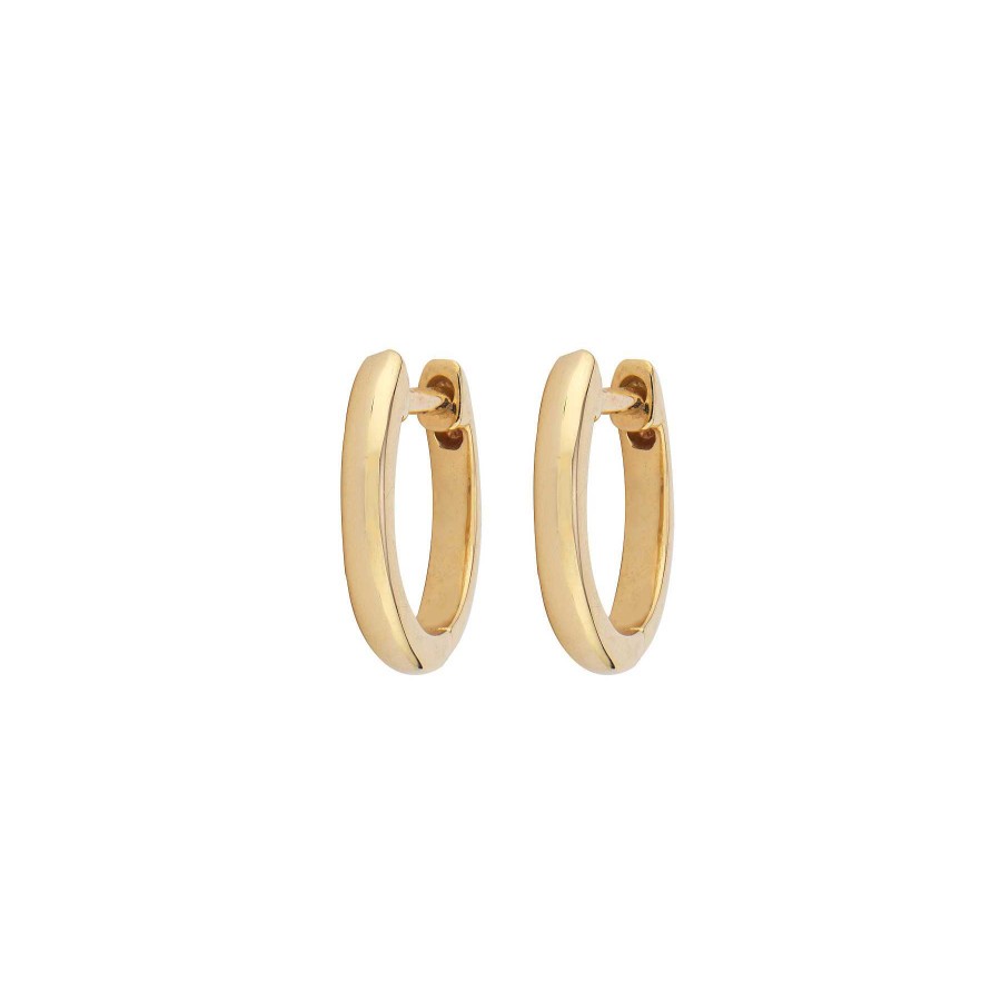 Earrings Bailey's Fine Jewelry | Three Stories Shiny Gold Hoop Earrings