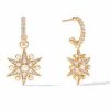 Earrings Julie Vos | Julie Vos Celeste Hoop And Charm Earring