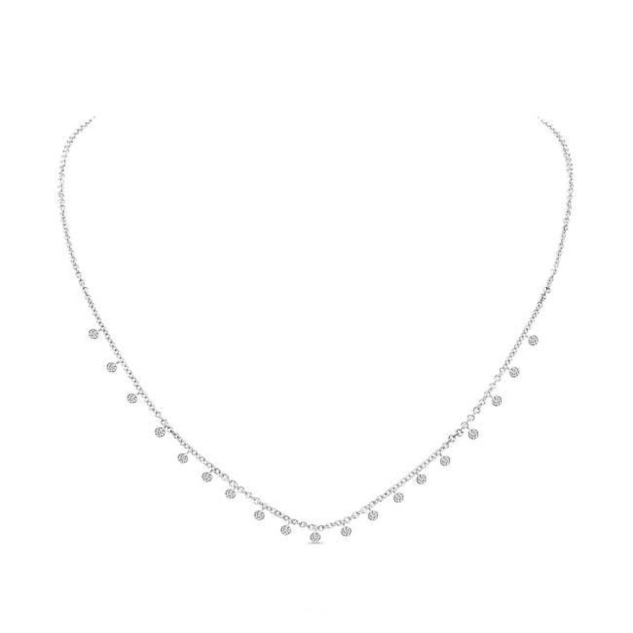 Necklaces & Pendants Bailey's | White Gold Diamond Choker Necklace