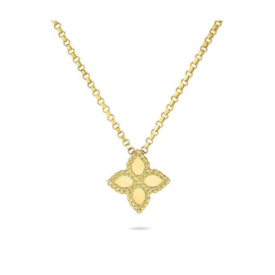 Necklaces & Pendants Roberto Coin | Roberto Coin Princess Flower Pendant Necklace