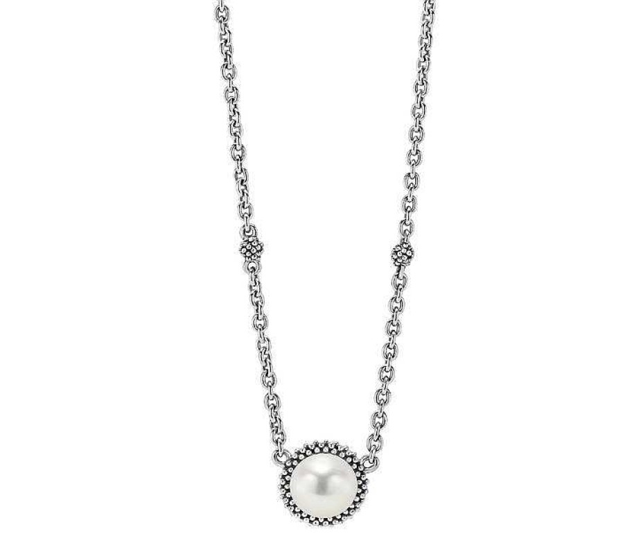 Necklaces & Pendants Lagos | Lagos Luna Pearl Pendant Necklace