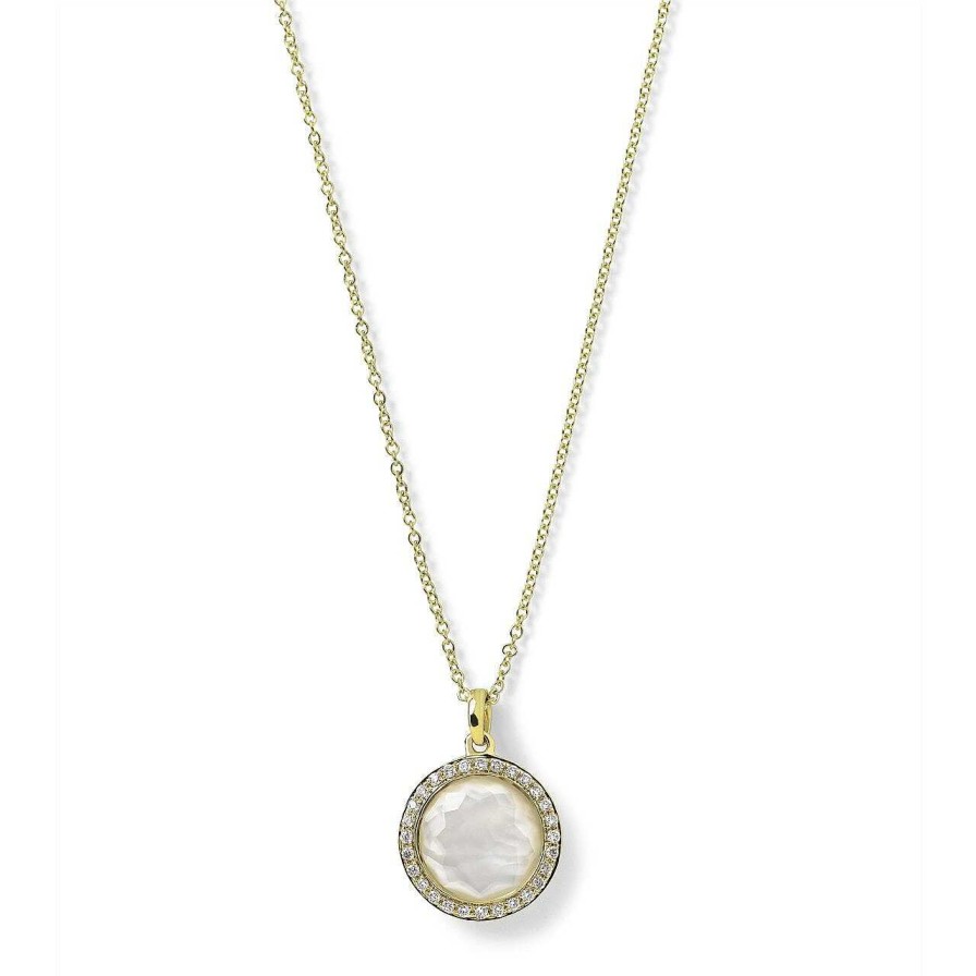 Necklaces & Pendants Ippolita | Ippolita Lollipop Small Pendant Necklace In Mother Of Pearl