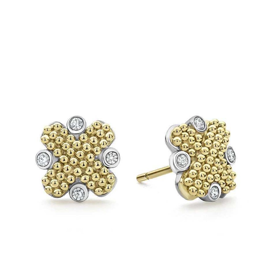 Earrings Lagos | Lagos Caviar Lux Diamond Earrings