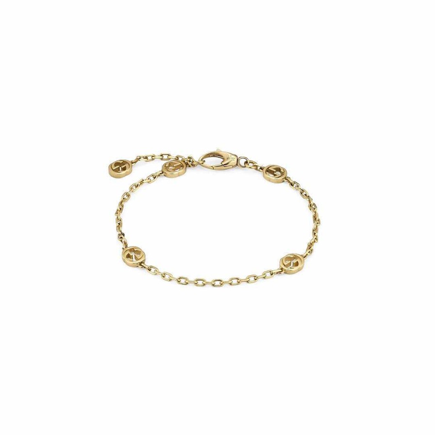 Bracelets & Bangles Gucci | Gucci Interlocking G 18K Yellow Gold Bracelet