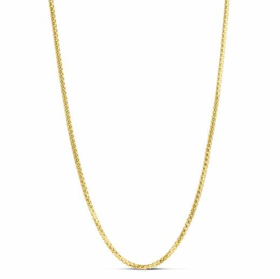 Necklaces & Pendants Bailey's | 14K Yellow Gold Plated 2.6Mm Round Box Chain