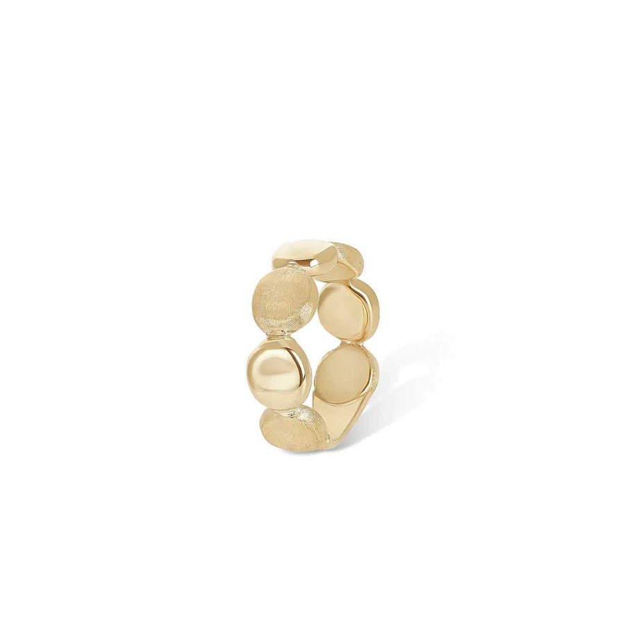 Fashion Rings Marco Bicego | Marco Bicego Jaipur Collection Gold Engraved And Polished Single Row Ring