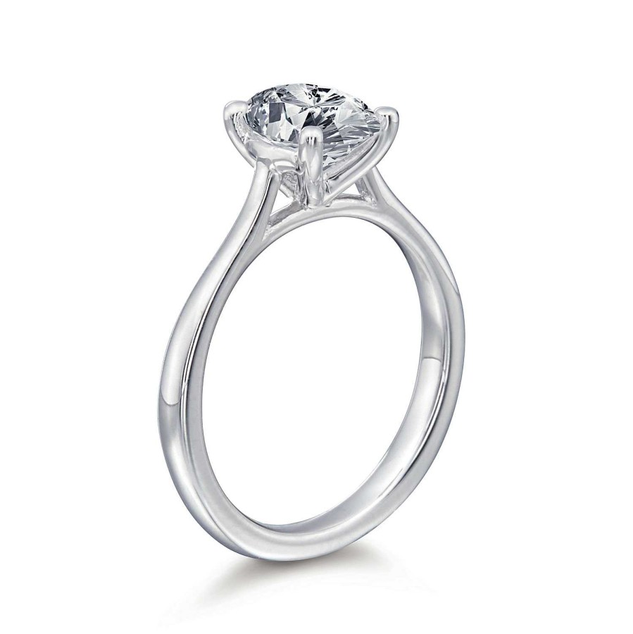 Engagement Rings Bailey's Fine Jewelry | Grace Oval Solitaire Engagement Ring