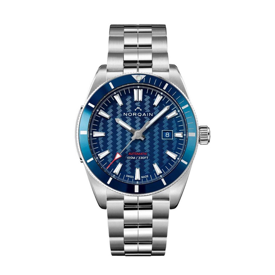 Watches Norqain | Norqain 42Mm Adventure Sport With Blue Dial