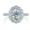 Engagement Rings Bailey's Fine Jewelry | Oval Halo Engagement Ring Setting