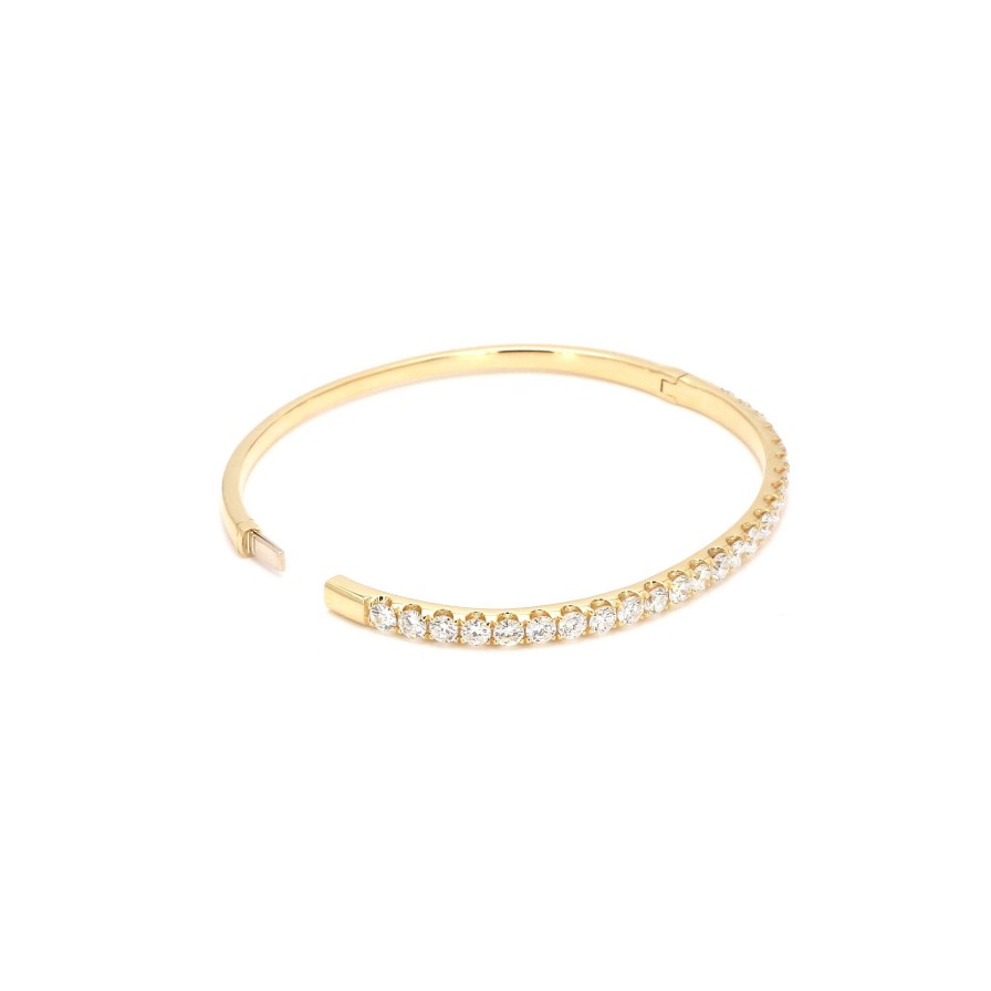 Bracelets & Bangles Bailey's Fine Jewelry | 3Ct Diamond Bangle Bracelet