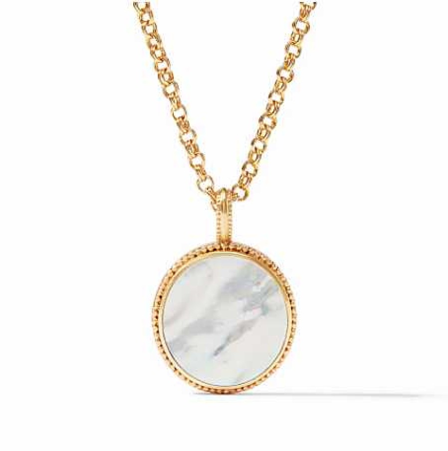 Necklaces & Pendants Julie Vos | Julie Vos Flora Long Mother Of Pearl Pendant Necklace