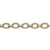 Bracelets & Bangles Bailey's | 14Kt Yellow And White Gold Alternating Link Bracelet