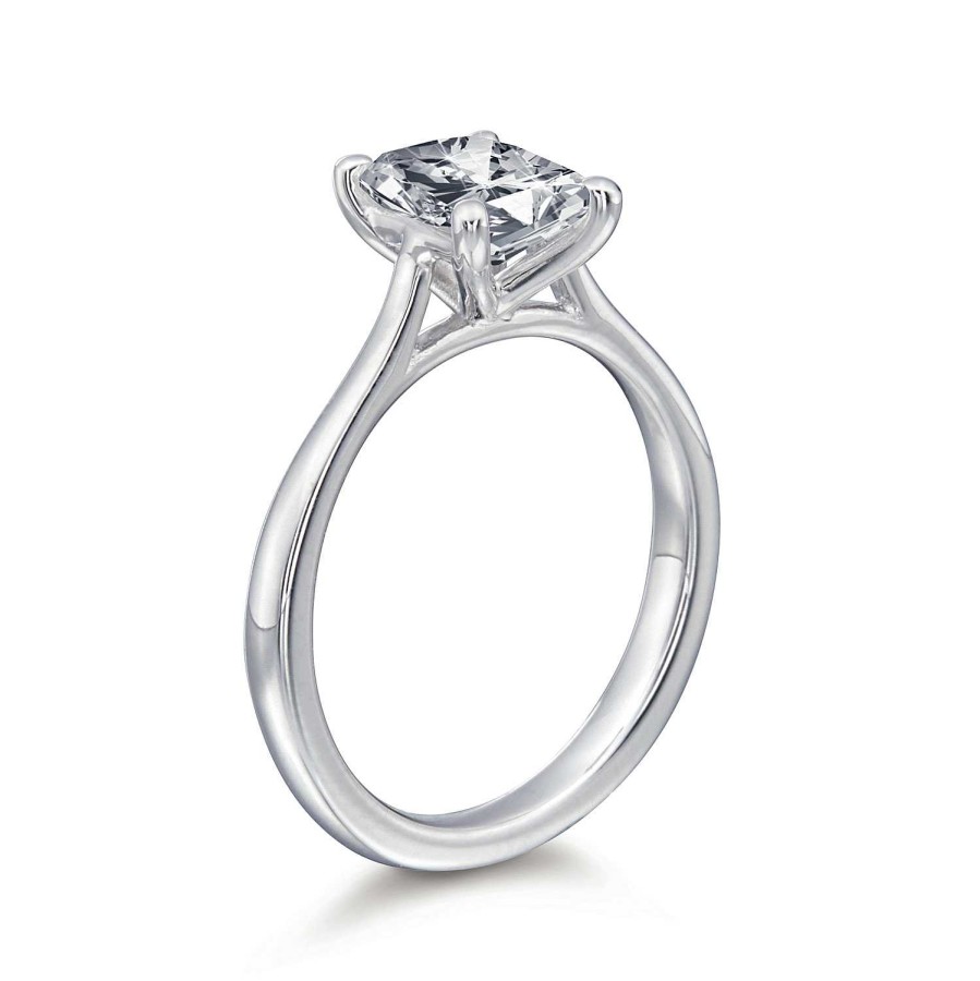 Engagement Rings Bailey's Fine Jewelry | Grace Radiant Solitaire Engagement Ring