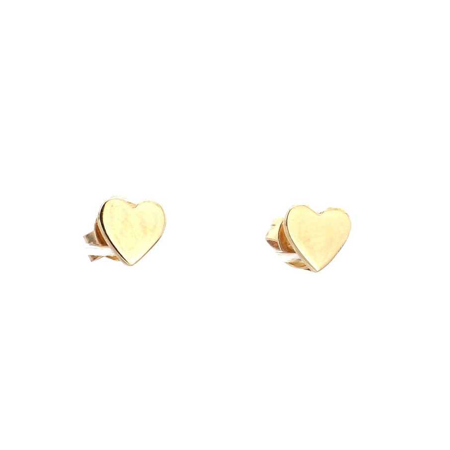 Earrings Bailey's Fine Jewelry | Polished Heart Stud Earrings